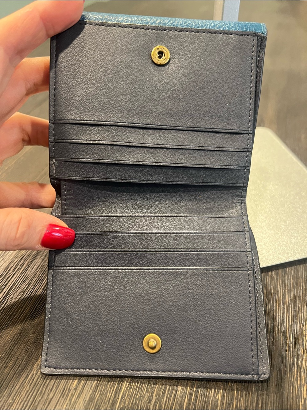Coach Tabby Colorblock Wallet - Picture 4 of 6